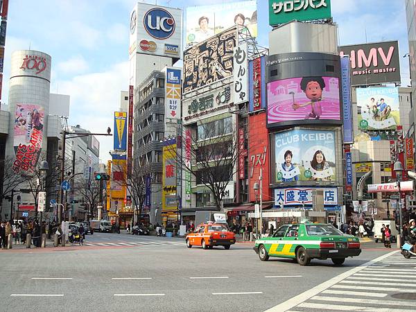 涉谷街景。