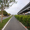 大佳河濱左岸的單車步道