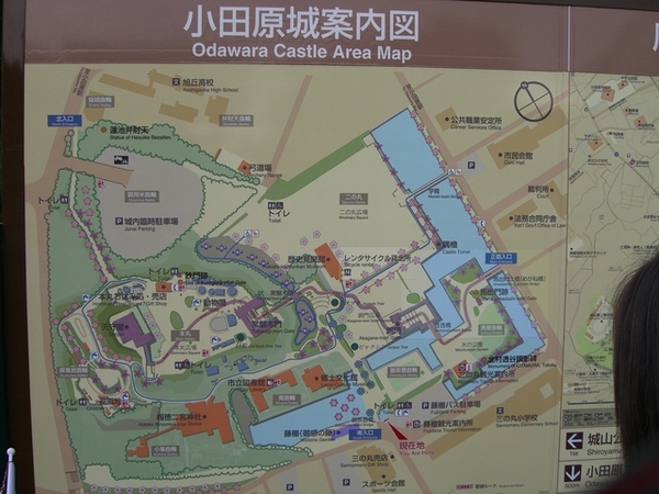 小田原城map