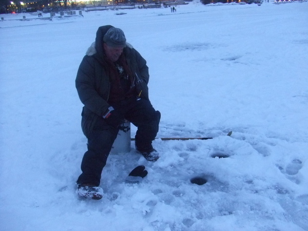 ice fishing