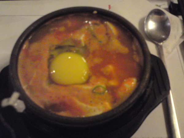 Kimchi Sun Tofu (Seafood)