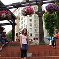 downtown Portland---Pioneer Square