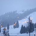 黃昏的滑雪場