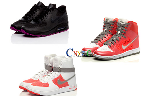 Nike Sportswear女子鞋款大暴走Air Max 90 Hyperfuse + Dunk High Hyperfuse + Air Feather High Hyperfuse