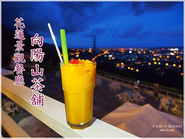 花蓮市夜色景觀餐廳_向陽山茶舖