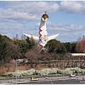 大阪萬博紀念公園自然文化園.太陽塔百大賞櫻景點