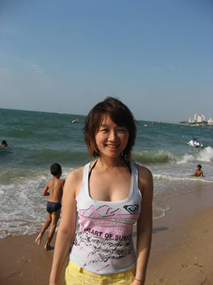 084-Pattaya海邊，陽光太大了拉!