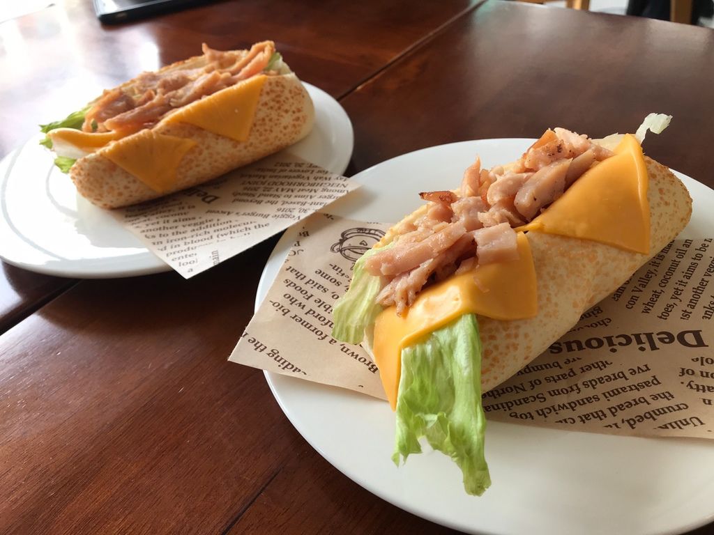 6吋盤早午餐-起司燻雞美式潛艇堡 6吋盤早午餐-起司燻雞美式潛艇堡