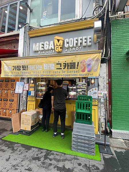 2023.07 韓國首爾 MEGA COFFEE 外帶咖啡分