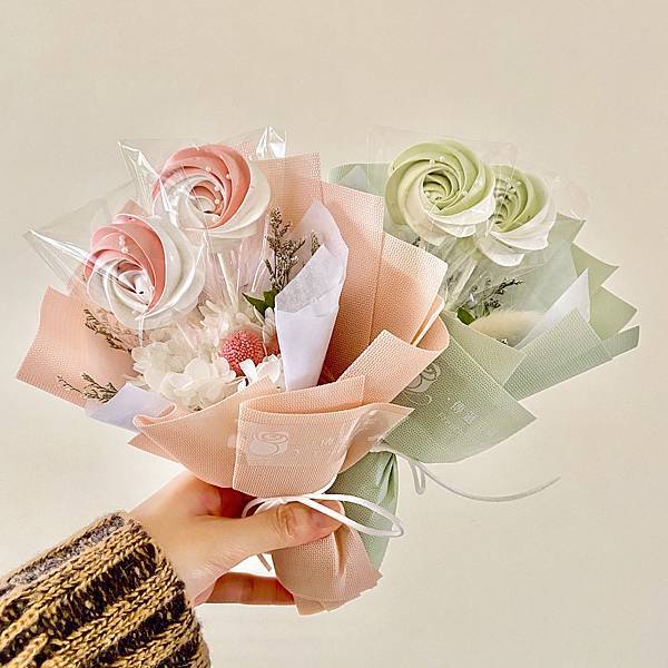 意外發現!!《傳遞幸福》美到冒泡的馬林糖花束😍 意外發現!!《傳遞幸福》美到冒泡的馬林糖花束😍