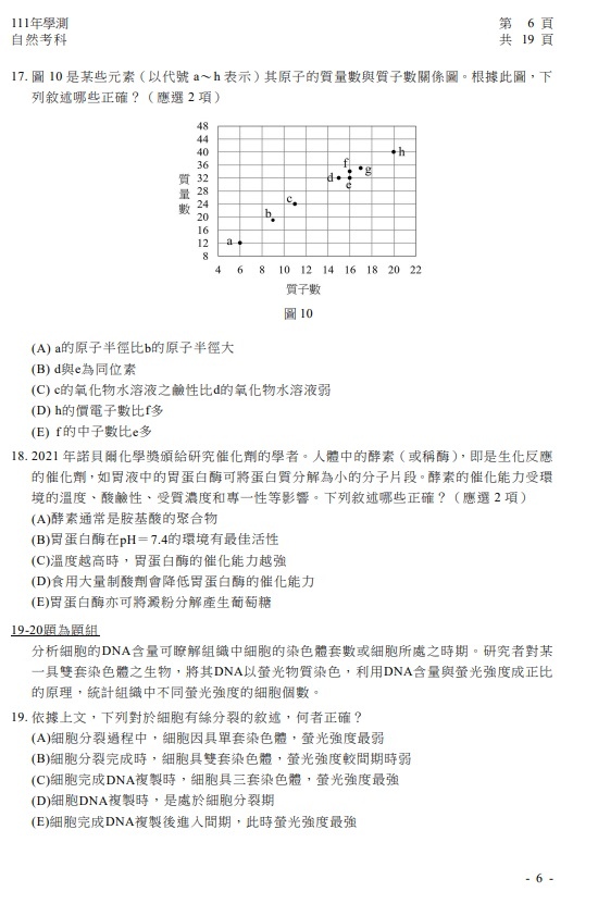 111學測自然試題題目 解答 答案18.jpg