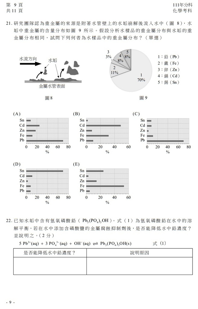 111指考 分科測驗 化學試題解答10.jpg