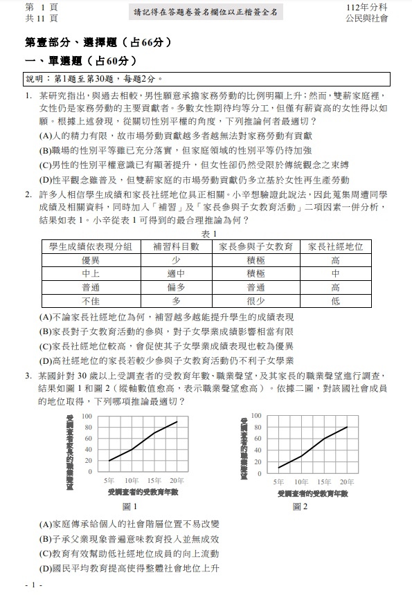 112分科測驗公民與社會考題答案解答1.jpg