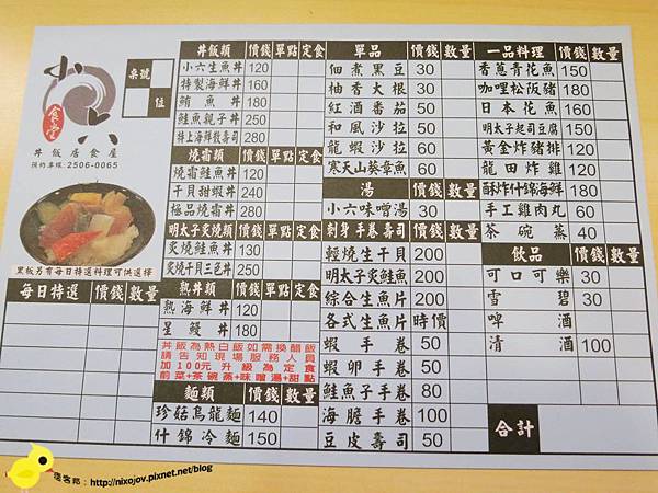 【台北】小六食堂日式料理-傳說中的名店、新鮮吃的到-炙燒鮭魚、比目魚