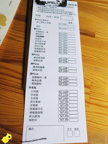 【桃園】Monkey In Rain手工窯烤披薩-手工現桿、現做、現烤美味Pizza-中原夜市