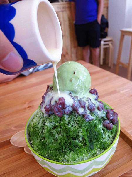 【桃園冰店】長腿食驗室-日式抹茶剉冰