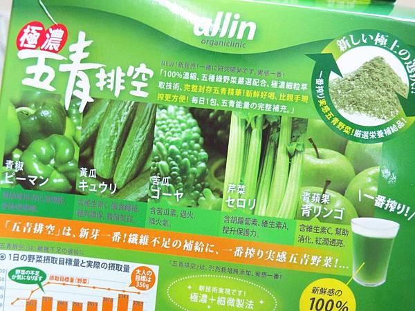 【保養】allin五青排空-大餐後的體內環保