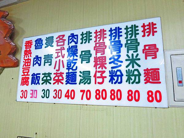 【台北萬華美食】豐原清水排骨麵-來自台中老街的好味道