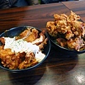 【東京美食】元祖バカ盛丼-500元銅板美食，15塊炸雞丼飯，份量爆表