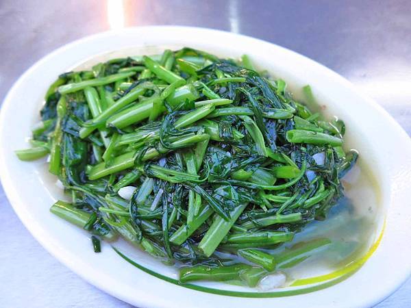 【台北美食】社子島雞肉飯-35元超便宜炒青菜