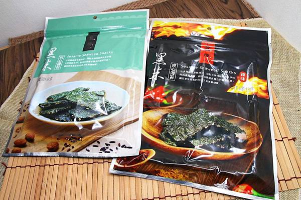 【送禮自用兩相宜】小食趣黑米夾心海苔-美味的夾心海苔