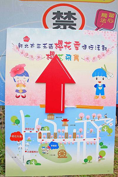 【台北旅遊】三芝三生步道-長達1公里長的櫻花步道