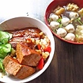 【萬華美食】一甲子餐飲-祖師廟焢肉飯、刈包-入口即化的焢肉飯