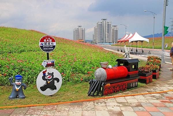 驚艷關渡花現新大地2017關渡花海節-美麗動人的花海景觀