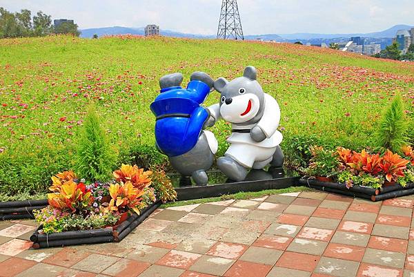 驚艷關渡花現新大地2017關渡花海節-美麗動人的花海景觀