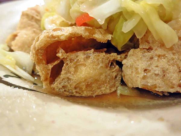 【桃園美食】傳丞美食大腸紅麵線-酥酥脆脆超香的臭豆腐