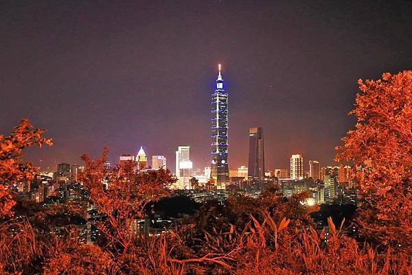 【台北旅遊】福州山公園-仰望美麗的台北101夜景