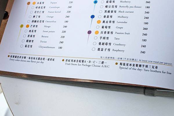 【台南美食】彩虹雪雪花冰甜品屋-全台首創！36種口味天然水果雪花冰