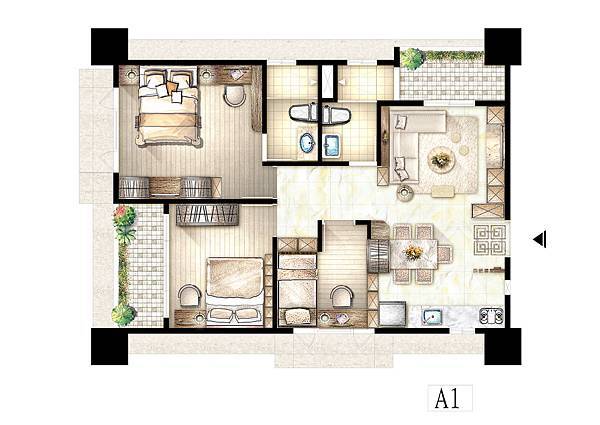 【三重建案】東利八方-台北橋捷運站250米、生活機能便利、巷弄裡的高檔建材捷運宅