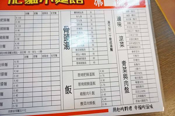 【板橋美食】肥貓小麵館-風味獨特的美味店家