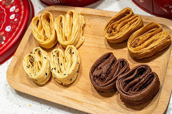 【台中伴手禮美食】酒飽甜-100%日本麵粉製作而成的限量手工千層蛋捲，比傳統蛋捲還要美味！