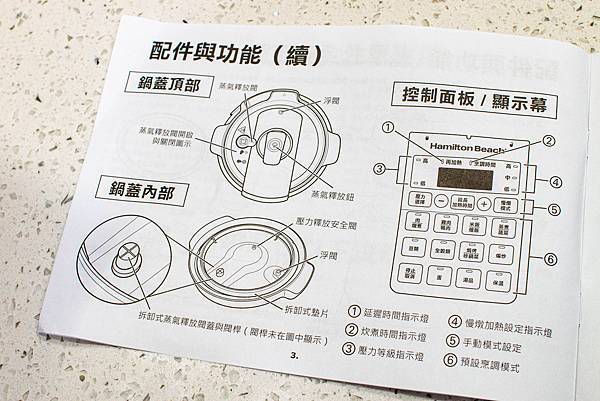 【壓力鍋推薦】Hamilton Beach漢美馳多功能微電腦壓力鍋-輕輕鬆鬆燉出入口即化的美味，微電腦控制安全又可靠