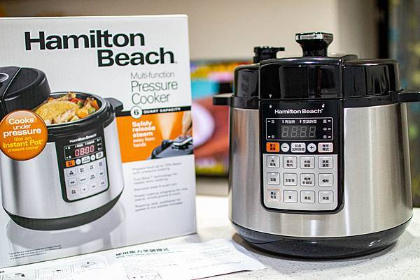 【壓力鍋推薦】Hamilton Beach漢美馳多功能微電腦壓力鍋-輕輕鬆鬆燉出入口即化的美味，微電腦控制安全又可靠