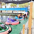 台南親子一日遊-北門遊客中心、七股鹽山、龍海號與蚵仔吃到飽、和明織品文化館