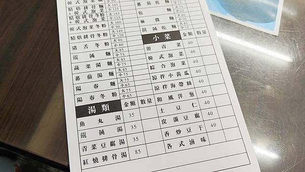 祥發養生蔬菜排骨麵食館