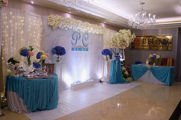 基隆名家婚禮佈置==20181020彭園3樓晚宴