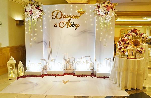 基隆名家婚禮布置==20181229台北市西華飯店3樓