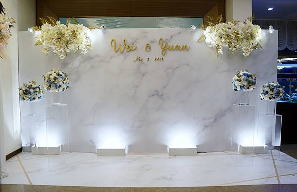 名家花苑新北市婚禮布置==20191102金山海灣午宴
