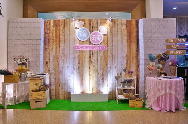 基隆名家婚禮佈置==20181028金山海灣晚宴