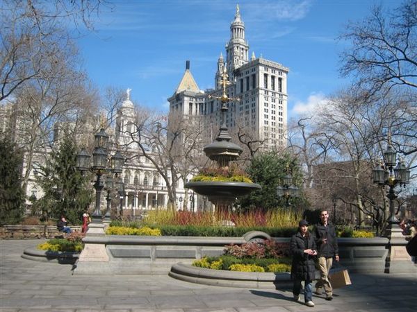 city hall + park