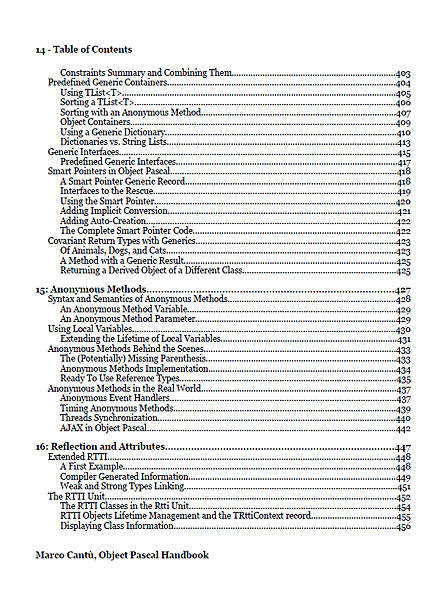 Object Pascal Handbook