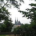 D8 Brno城堡望向雙塔教堂.JPG