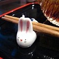可愛的兔子筷架
