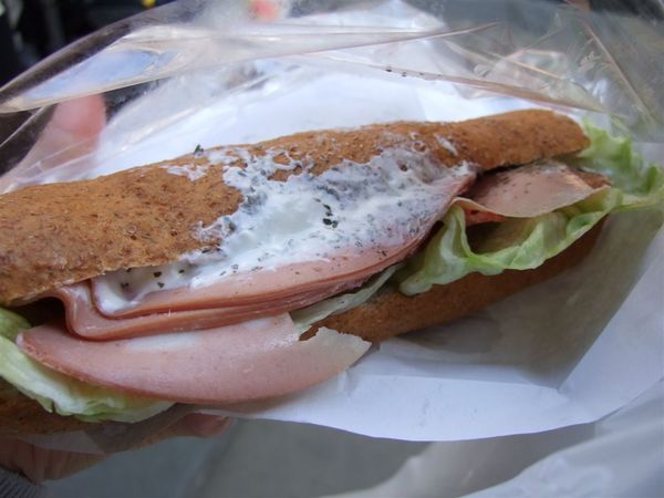 0414 lunch-Mr  Sandwich-Miexed(ham, Danish salami,Napoli salami) in basil mayonnaise.jpg