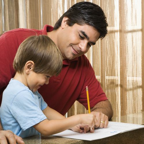 father-son-pencil