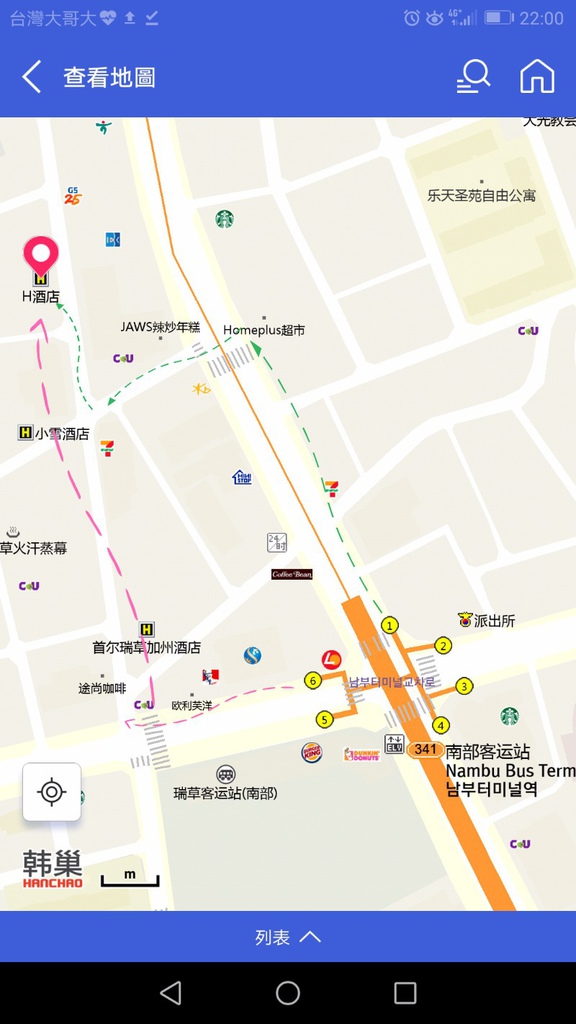 H hotel-map